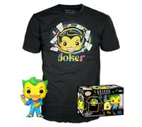 Funko Pop! & Tee: DC - Joker - (BKLT) - Large - (L) - DC Comics - T-Shirt - Kleidung mit Vinyl-Sammelfigur - Geschenkidee - Spielzeug und Kurzärmeliges Top Für Erwachsene Männer und Frauen