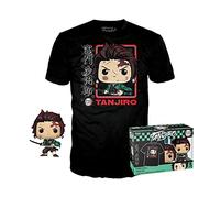 Funko T-Shirt mit Vinyl-Sammelfigur Demon Slayer Tanjiro Kurzarm Extra Large (XL) (BL)