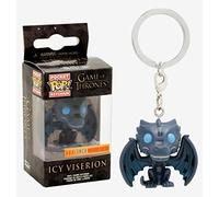 FunKo - Porte Clé Game of Thrones - Ice Viserion Exclu Pocket Pop 4cm - 0889698290821