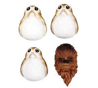 Funko SW05350 Star Wars Big Brown Bear and Island Birds The Last Jedi Magnet Set, Ceramic, Multi-Colour, 4 x 5 x 5 cm