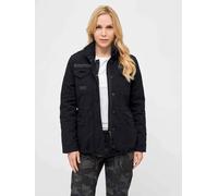 funktionale Brandit Damen Jacke Reißverschluss Taschen mit Baumwolle Schwarz XL