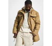 funktionale Brandit Herren Jacke Kordelzug Reißverschluss Beige S