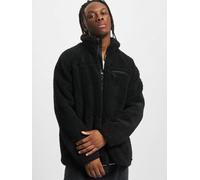 funktionale Brandit Herren Jacke Kordelzug Taschen Schwarz XL