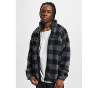 funktionale Brandit Herren Jacke Reißverschluss Klettverschluss Schwarz L