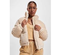 funktionale Karl Kani Damen Jacke Reißverschluss Taschen 365 g/m² Beige XXS
