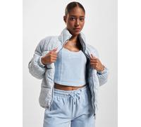 funktionale Karl Kani Damen Jacke Reißverschluss Taschen 412 g/m² mit Baumwolle Blau M
