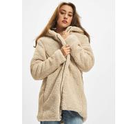 funktionale URBAN CLASSICS Damen Jacke große Kapuze Kordelzug 310 g/m² Beige M