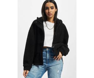 funktionale URBAN CLASSICS Damen Jacke große Kapuze Reißverschluss 260 g/m² Schwarz S