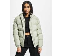 funktionale Urban Classics Damen Jacke Reißverschluss Kapuze 78 g/m² Grün XS