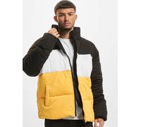 funktionale Urban Classics Herren Jacke gesteppt 130 g/m² Schwarz/Weiß/Gelb L