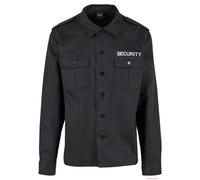 Brandit Security US Shirt Long Sleeve schwarz, Größe 4XL, Herren