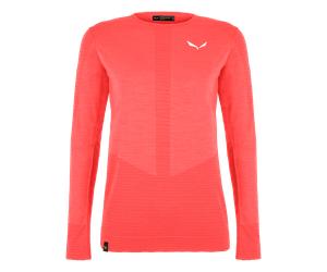 Funktionales Zebru Responsive Damen Longsleeve Tee - Salewa 1980-etruscan red IT 40 / DE 34