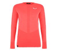 Funktionales Zebru Responsive Damen Longsleeve Tee - Salewa 1980-etruscan red IT 42 / DE 36