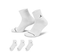 Nike Jordan Everyday Ankle Socks (3 Pairs) Socken weiss L