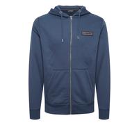 Funktions-Kapuzensweatjacke 11 PROJECT "Strickjacke PRSidney", Damen, Gr. M, blau (marineblaus), Obermaterial: 50% Baumwolle CO. 50% Polyester PES., unifarben, Casual, normal, Strickjacken Zip-Hoodie