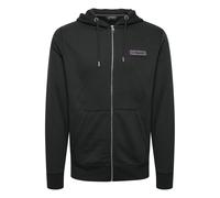 Funktions-Kapuzensweatjacke 11 PROJECT "Strickjacke PRSidney", Damen, Gr. M, schwarz, Obermaterial: 50% Baumwolle CO. 50% Polyester PES., unifarben, Casual, normal, Strickjacken Zip-Hoodie Sweatjacke 