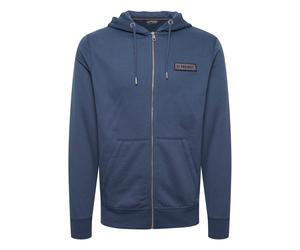 Funktions-Kapuzensweatjacke 11 PROJECT "Strickjacke PRSidney", Herren, Gr. XXL, blau (marineblaus), Obermaterial: 50% Baumwolle CO. 50% Polyester PES., Strickjacken Zip-Hoodie Sweatjacke (84359364-XXL