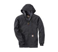 Carhartt Herren Zip Hooded Sweatshirt Sweatshirt, Anthrazit Meliert, L