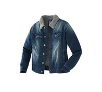 Funktions-Kapuzensweatjacke UNCLE SAM "Sam Jeans", Herren, Gr. 54, blau, Obermaterial: 95% Baumwolle CO. 5% Elasthan EL., Sweatjacken (57330557-54) blau