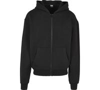 Funktions-Kapuzensweatjacke URBAN CLASSICS "Urban Classics Herren Ultra Heavy Zip Hoody", Herren, Gr. XL, schwarz, 100% Baumwolle, unifarben, Rundhals, Sweatjacken (42139814-XL) schwarz
