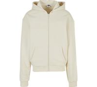 Funktions-Kapuzensweatjacke URBAN CLASSICS "Urban Classics Herren Ultra Heavy Zip Hoody", Herren, Gr. XXL, beige (sandweiß), 100% Baumwolle, unifarben, Rundhals, Sweatjacken (93232910-XXL) sandweiß