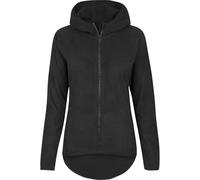 Funktions-Kapuzensweatjacke URBAN CLASSICS "Urban Classics Ladies Polar Fleece Zip Hoody", Damen, Gr. M, schwarz, 100% Polyester, unifarben, Rundhals, Sweatjacken (48526661-M) schwarz