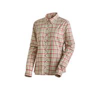 Funktionsbluse MAIER SPORTS "Kendra L/S W", Damen, Gr. 40, cappuccino, 97% Polyester, 3% Elasthan, Blusen, Damen Bluse, leichte Langarmbluse, Blusen-Shirt, Karobluse, Reg Fit (25580547-40) cappuccino