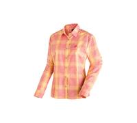 Funktionsbluse MAIER SPORTS "Nanni", Damen, Gr. 40, hellrot, 85% Polyester, 15% Viscose, Blusen, Damen Bluse, leichte Langarmbluse, Blusen-Shirt, Karobluse, Reg Fit (58337623-40) hellrot