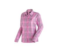 Funktionsbluse MAIER SPORTS "Nanni", Damen, Gr. 42, rosa, 85% Polyester, 15% Viscose, Blusen, Damen Bluse, leichte Langarmbluse, Blusen-Shirt, Karobluse, Reg Fit (30891752-42) rosa