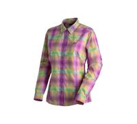 Funktionsbluse MAIER SPORTS "Nanni", Damen, Gr. 48, lavendel, 85% Polyester, 15% Viskose, Blusen, Damen Bluse, langarm Karobluse für Outdoor und Freizeit (79142069-48) lavendel