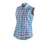 Funktionsbluse MAIER SPORTS "Paloma", Damen, Gr. 40, kariert, 85% Polyester, 15% Viskose, Blusen, Karierte, ärmellose Bluse für Wandern, Reisen und Freizeit (15462101-40) kariert