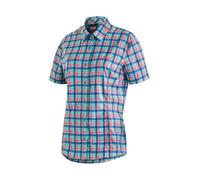 Funktionsbluse MAIER SPORTS "Philina", Damen, Gr. 44, bunt (kariert), 85% Polyester, 15% Viskose, Blusen, Damen Bluse, leichte Kurzarmbluse, Blusen-Shirt, Karobluse, Reg Fit (84829140-44) kariert
