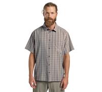 Funktionshemd JACK WOLFSKIN "MESETA SHIRT M", Herren, Gr. M (50), N-Gr, phantom chec, Single Jersey, Obermaterial: 100% Polyester, Hemden (10959403-M) phantom chec