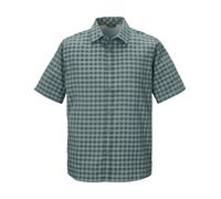 Funktionshemd KILLTEC "KOS 368 MN WVN SHRT", Herren, Gr. XXL, Normalgrößen, grau (graublau), Obermaterial: 100% Polyester, Hemden, Atmungsaktiv, schnelltrocknend, wasserabweisend (85889321-XXL) graubl