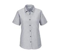Funktionshemd KILLTEC "KOS 368 WMN WVN SHRT", Damen, Gr. 50, Normalgrößen, nachtblau, Obermaterial: 100% Polyester, Hemden, Karierte, wasserabweisende, atmungsaktive Bluse (10607166-50) nachtblau