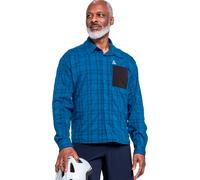 Funktionshemd SCHÖFFEL, Herren, Gr. 58, N-Gr, blau (cornflower blau), Obermaterial: 78% Polyester, 17% Nylon, 5% Elasthan, Hemden, mit langen Ärmeln, aus Polyester, Nylon und Elasthan (16027748-58) co