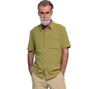 Funktionshemd SCHÖFFEL "Shirt Style Dooser MEN", Herren, Gr. 48, N-Gr, grün (solid olive), Obermaterial: 85% Polyester, 15% Elasthan, Hemden, für Trekking und sportliche Aktivitäten, leichtes Material