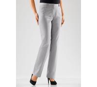 Funktionshose COSMA, Damen, Gr. 104, Langgrößen, grau (hellgrau), 97% Baumwolle, 3% Elasthan, unifarben, lang, Hosen Funktionshose (367102-104) hellgrau