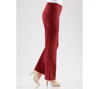 Funktionshose COSMA, Damen, Gr. 54, Normalgrößen, rot, 97% Baumwolle, 3% Elasthan, unifarben, lang, Hosen Funktionshose (236140-54) rot