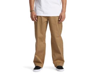 Funktionshose DC SHOES "Worker Baggy", Herren, Gr. 33(M/L) / Länge 34(L), Länge 34, beige (incense), [Hauptstoff] 99% Baumwolle, 1% Elastan, Hosen Funktionshose (46015956-33) incense