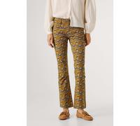 Funktionshose PEPE JEANS "trousers MID WAIST KICK FLARE FREDJA", Damen, Gr. XL, natural beige, 98% Baumwolle, 2% Elasthan, Hosen Funktionshose (52682562-XL) natural beige