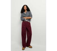 Funktionshose PEPE JEANS "trousers LINDSEY", Damen, Gr. XS, rot (bordeaux rot), 98% Baumwolle, 2% Elasthan, Hosen Funktionshose (86401836-XS) bordeaux rot