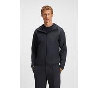 Funktionsjacke BOSS GREEN "L Commuter", Herren, Gr. 3XL, blau (dunkelblau402), Web, Obermaterial: 95% Polyester, 5% Elasthan, unifarben, regular fit, hoch geschlossener Ausschnitt, Raglanärmel Umschla