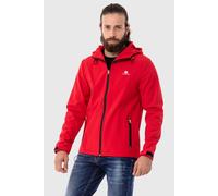 Funktionsjacke CIPO & BAXX "Jacke", Herren, Gr. S, rot, 100% Polyester, unifarben, regular fit normal, Jacken Funktionsjacke, im unifarbenen Look (90414029-S) rot