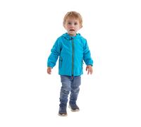 Funktionsjacke "FIOS 10 MNS JCKT", Kinder, Gr. 122/128, blau (azur), Oberstoff: 100% Polyester, Futter: 100% Polyester, FIRST INSTINCT BY KILLTEC, sportlich, Jacken, Wasser- und winddicht, Ärmel mit G