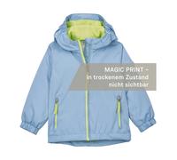 Funktionsjacke "FIOS 26 MNS JCKT", Jungen, Gr. 122/128, blau (hellblau), Obermaterial: 100% Polyester.Futter: 100% Polyester, FIRST INSTINCT BY KILLTEC, Jacken Funktionsjacke, Magic Print Funktionsjac