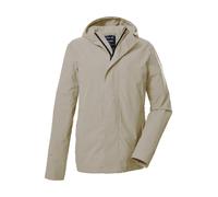 Funktionsjacke "GS 147 MN JCKT", Herren, Gr. XL, beige (hellbeige), Oberstoff: 100% Polyester, Futter: 100% Polyester, G.I.G.A. DX BY KILLTEC, Jacken Funktionsjacke, Wasser- und winddicht, urbaner Loo
