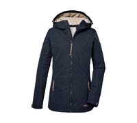 Funktionsjacke "GS 18 WMN JCKT", Damen, Gr. 40, blau (navy), Oberstoff: 100% Polyester, Futter: 100% Polyester, G.I.G.A. DX BY KILLTEC, Jacken Funktionsjacke, Wasserabweisende Jacke mit Kapuze, Kinnsc