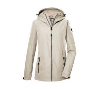 Funktionsjacke "GS 71 WMN JCKT", Damen, Gr. 42, beige (ecru), Oberstoff: 100% Polyester, Futter: 100% Polyester (recycelt), G.I.G.A. DX BY KILLTEC, sportlich, Jacken, Damenjacke: wasserdicht, winddich