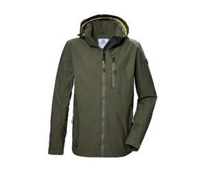 Funktionsjacke "GS 81 MN JCKT", Herren, Gr. L, grün (olivgrün), Obermaterial: 100% Polyester.Futter: 100% Polyester, G.I.G.A. DX BY KILLTEC, Jacken Funktionsjacke, Wasserabweisende Herrenjacke, abnehm